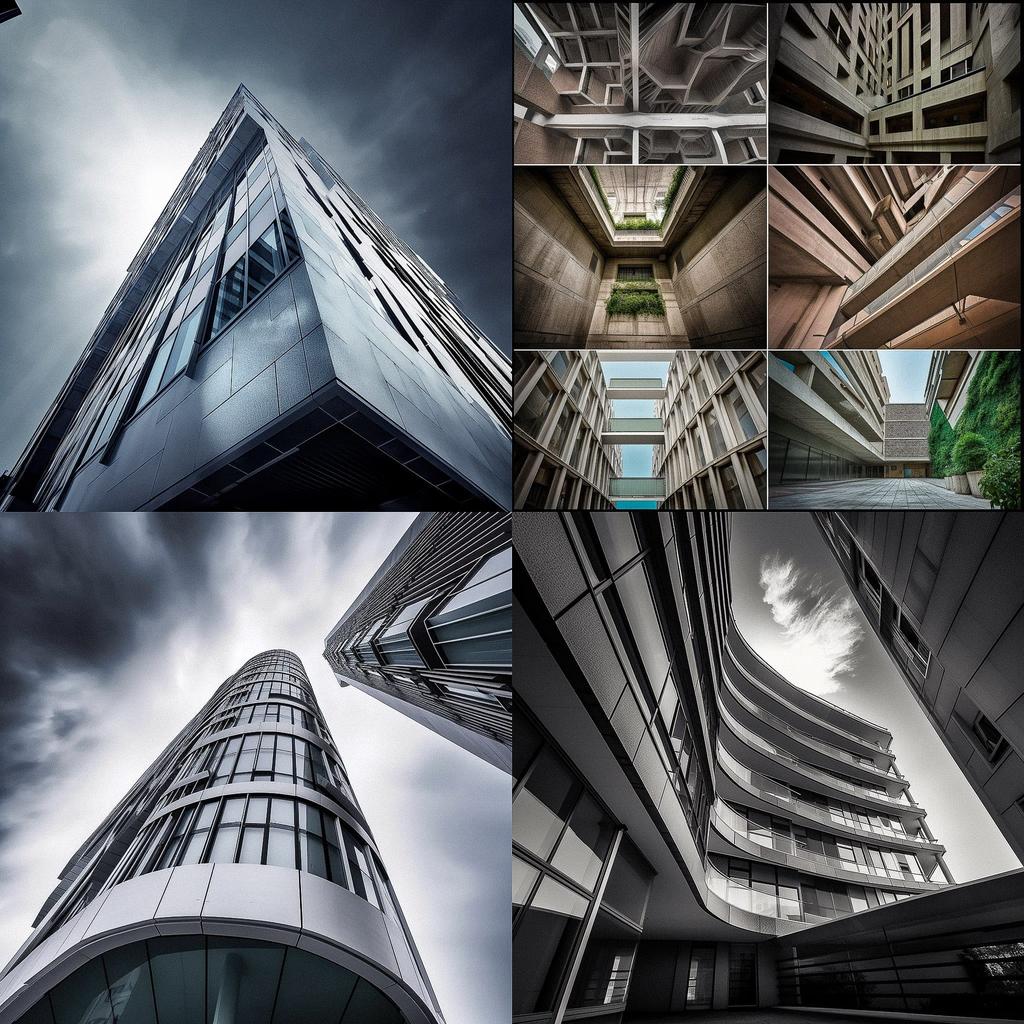 Architectural photography style, Midjourney V5, render 1 of 4