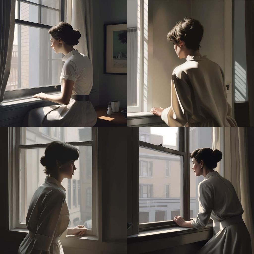 Arne Svenson style, Midjourney V5, render 1 of 4