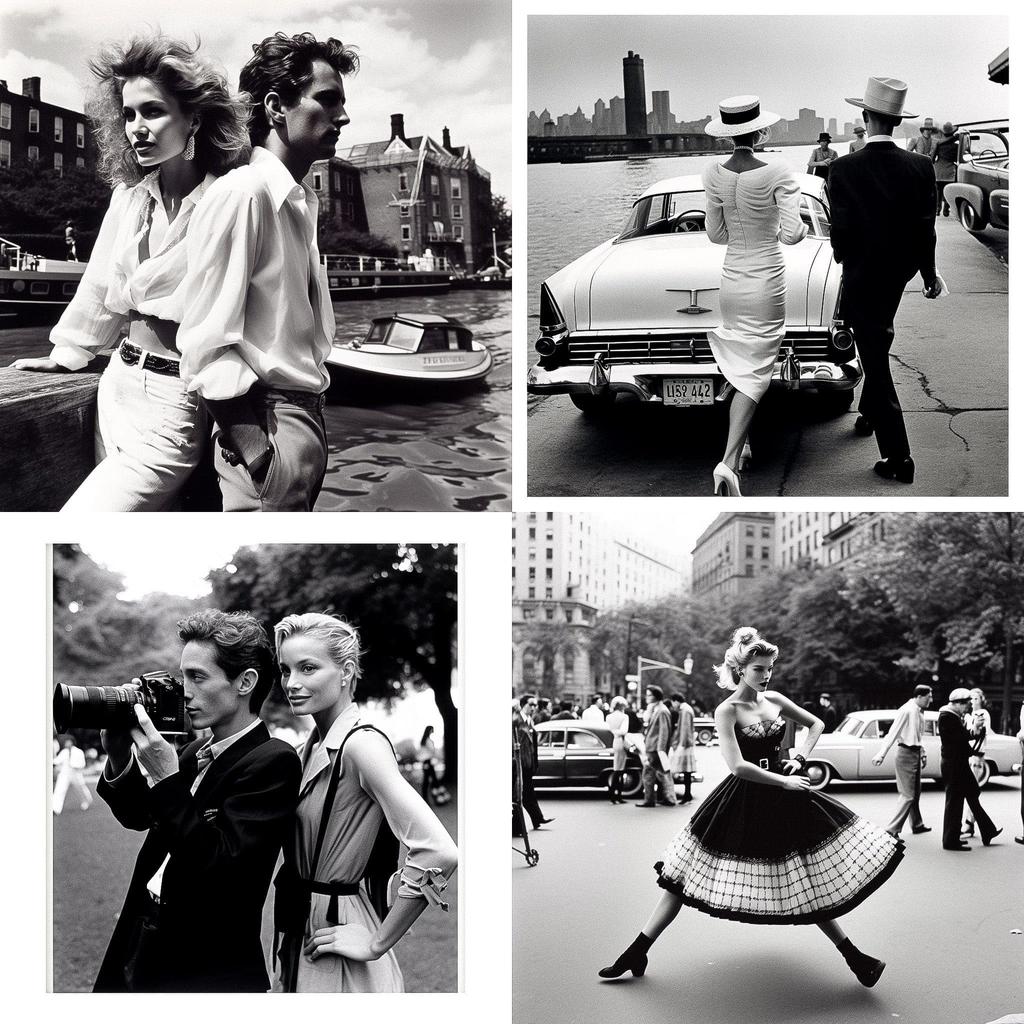 Arthur Elgort style, Midjourney V5, render 1 of 4