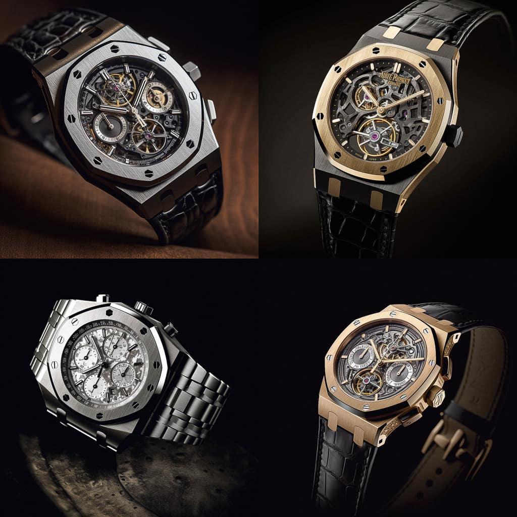 Audemars Piguet style, Midjourney V5, render 1 of 4