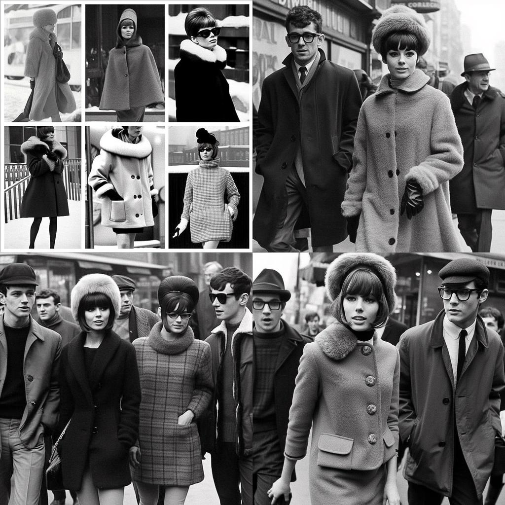 Beatnik fashion style, Midjourney V5, render 1 of 4