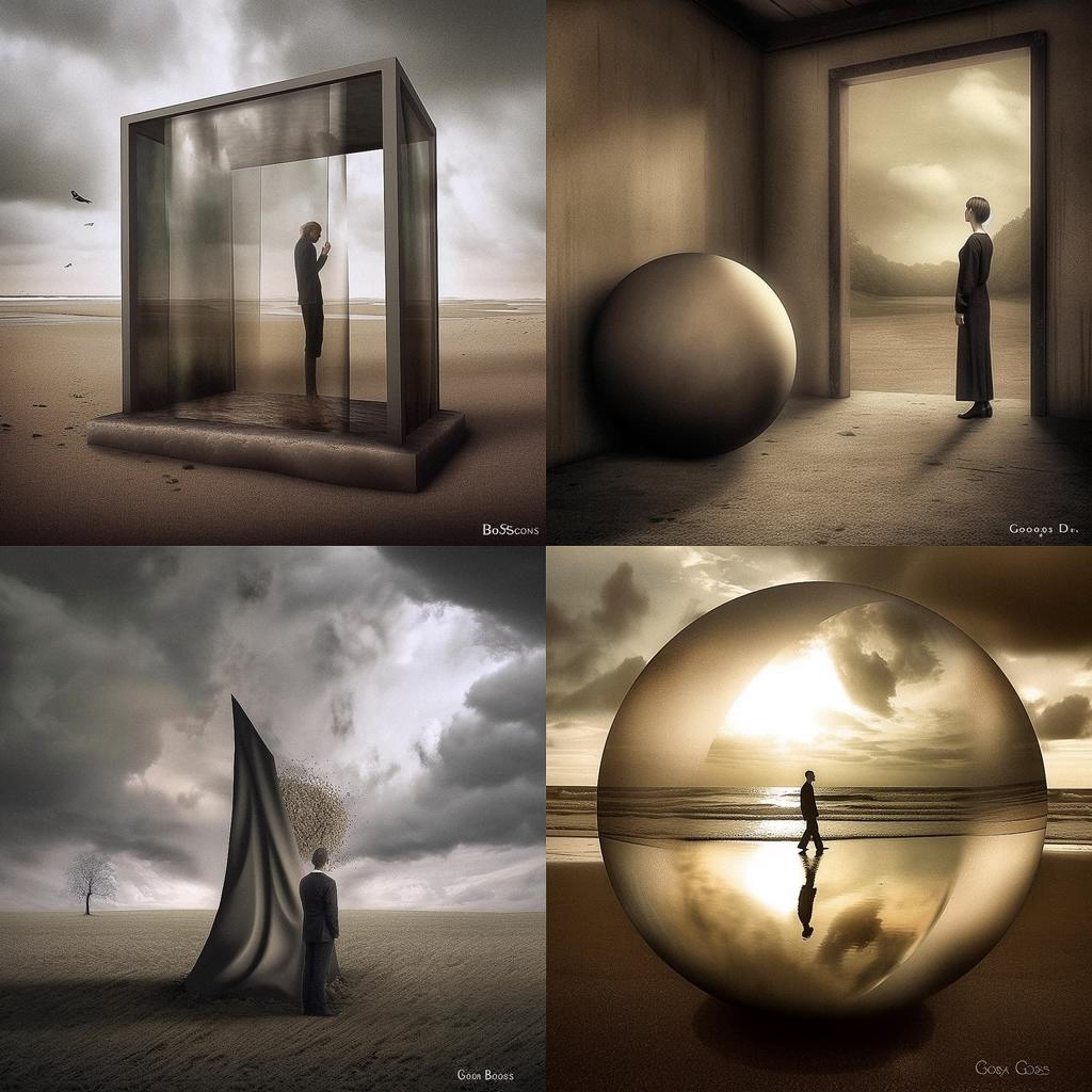 Ben Goossens style, Midjourney V5, render 1 of 4
