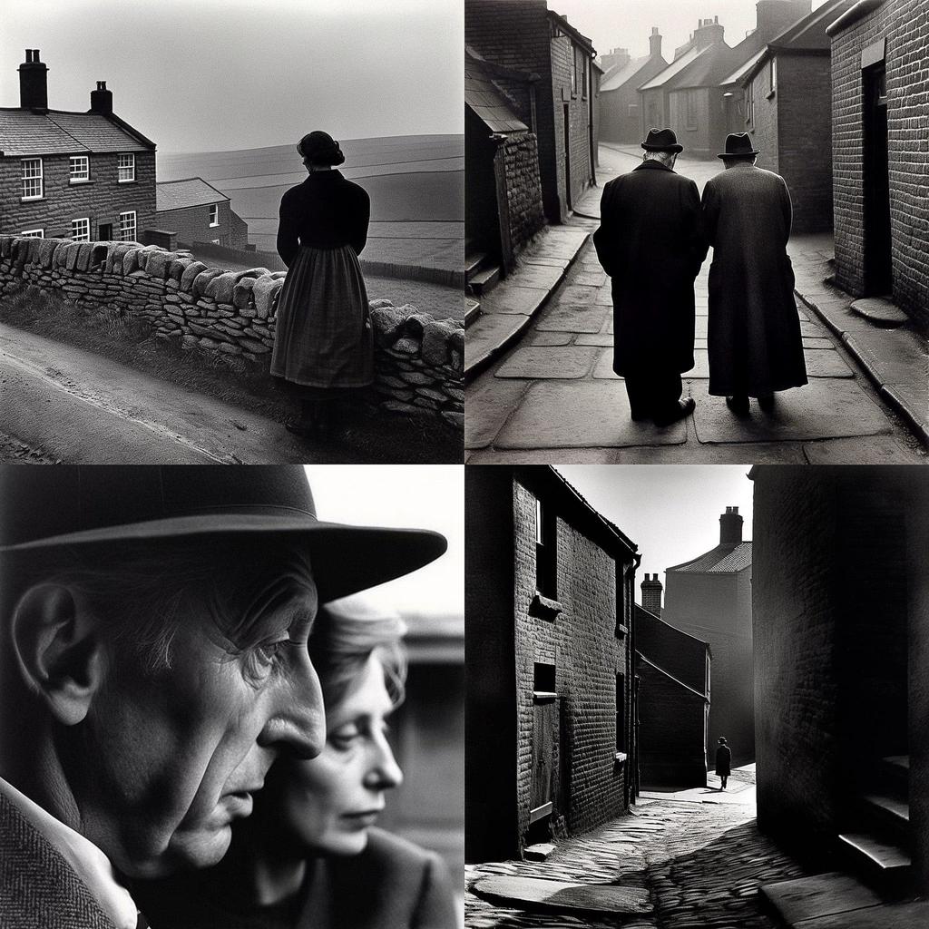 Bill Brandt style, Midjourney V5, render 1 of 4
