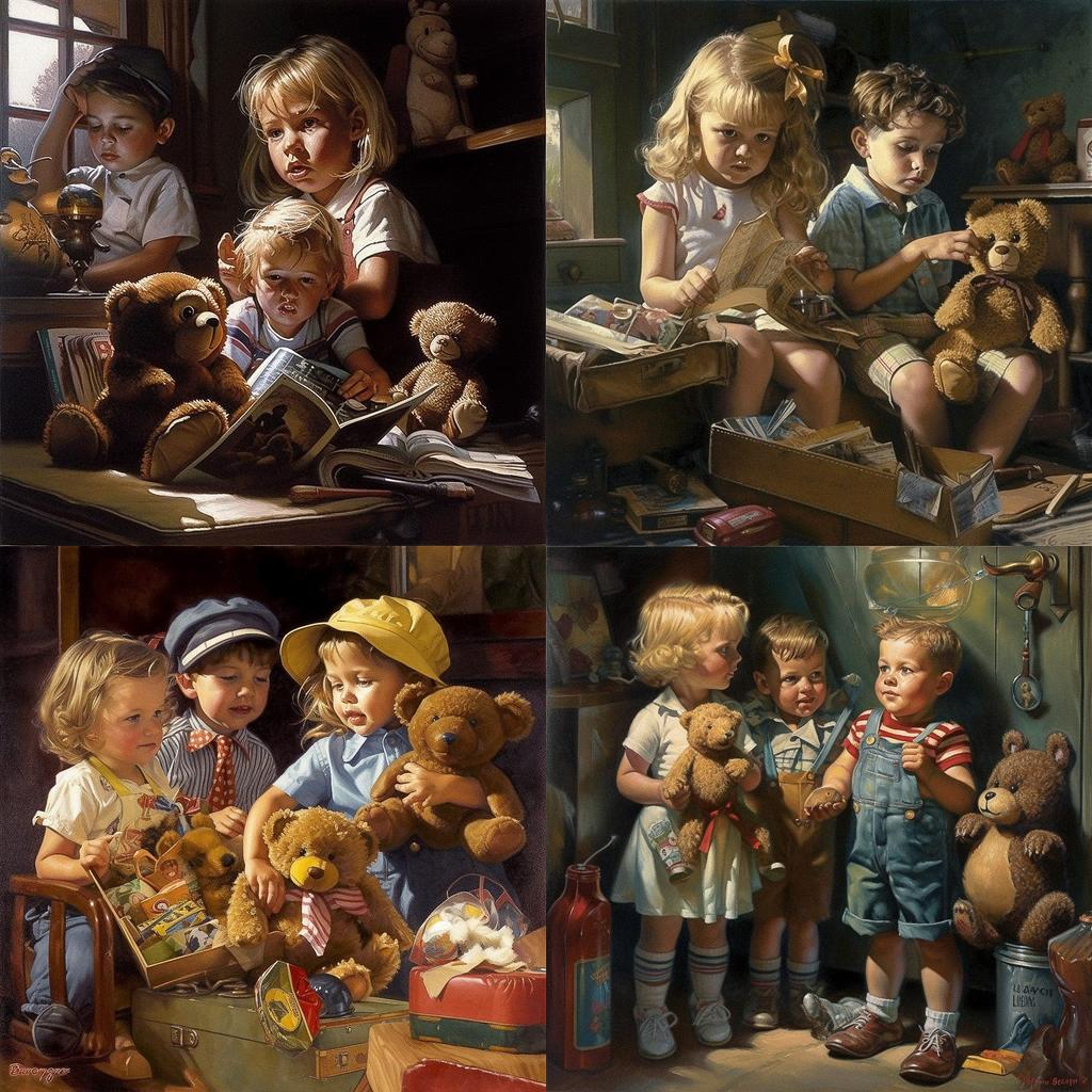 Bob Byerley style, Midjourney V5, render 1 of 4