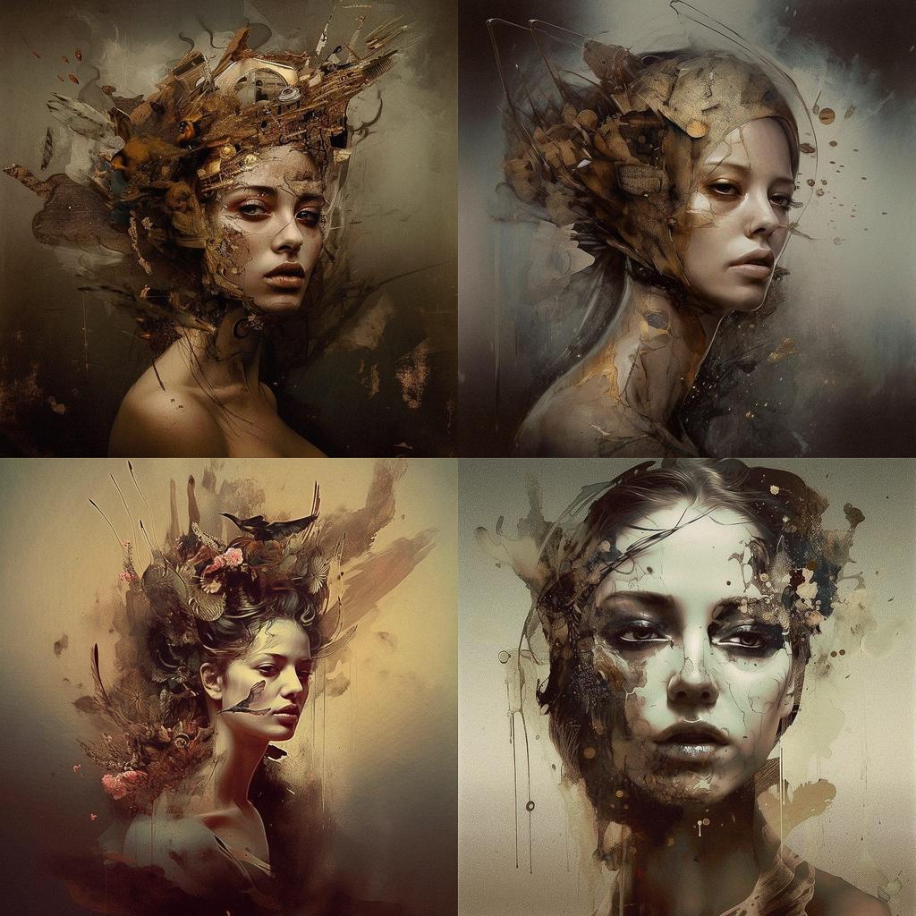 Bojan Jevtic style, Midjourney V5, render 1 of 4