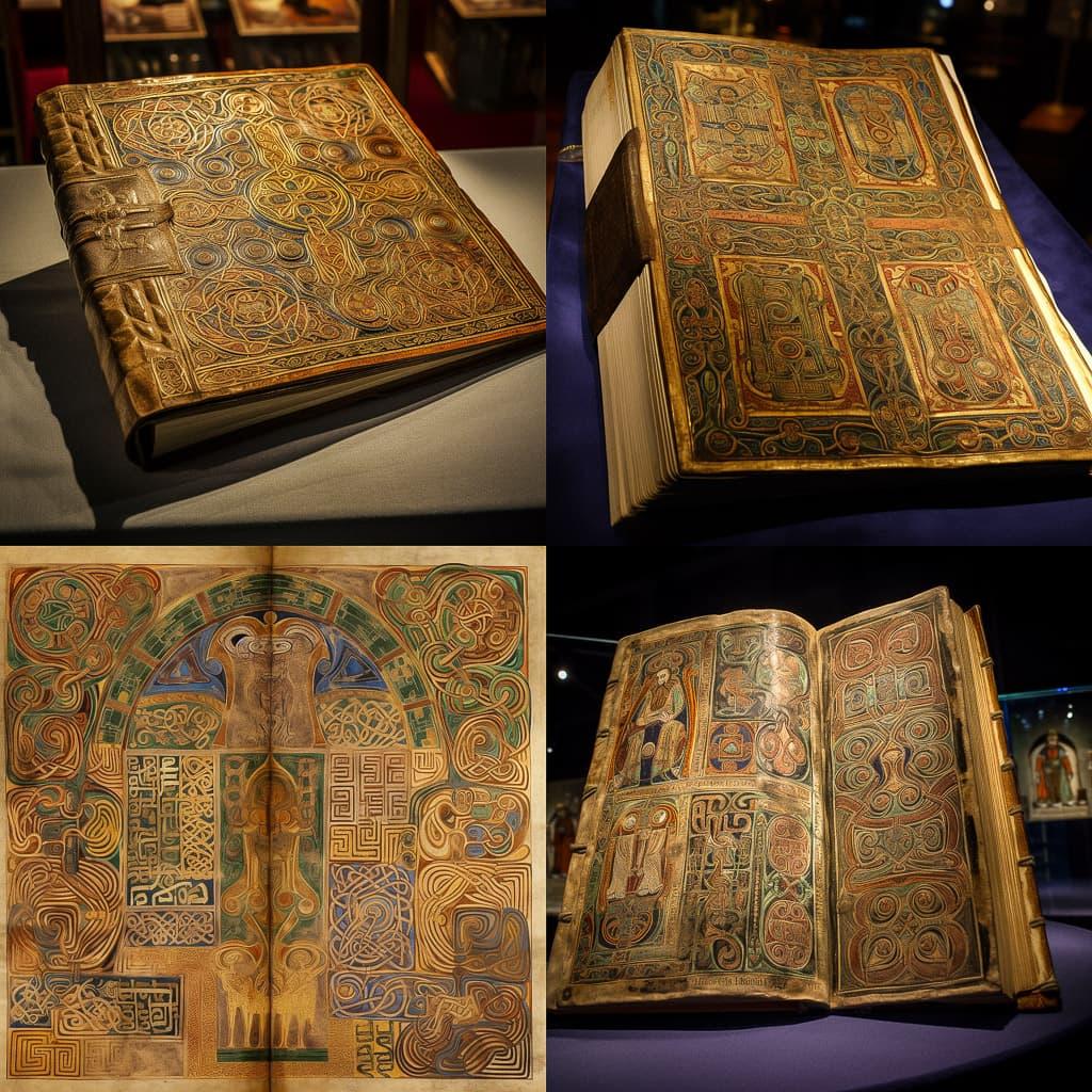 Book of Kells style, Midjourney V5, render 1 of 4