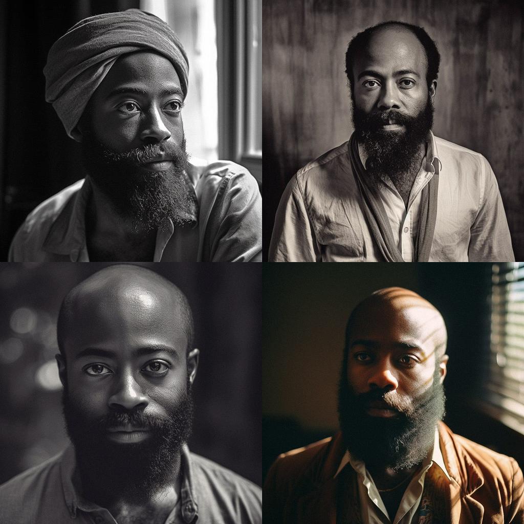 Bradford Young style, Midjourney V5, render 1 of 4