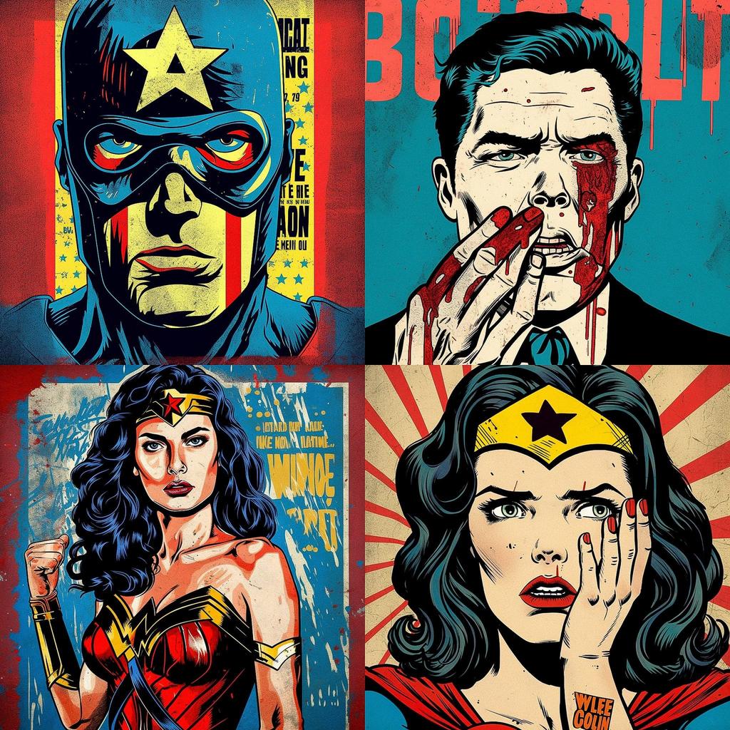 Butcher Billy style, Midjourney V5, render 1 of 4