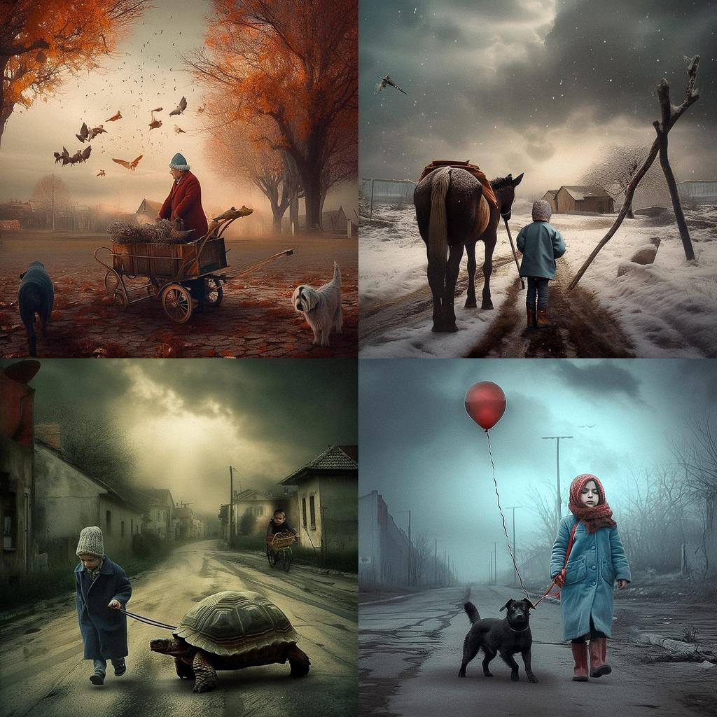 Caras Ionut style, Midjourney V5, render 1 of 4
