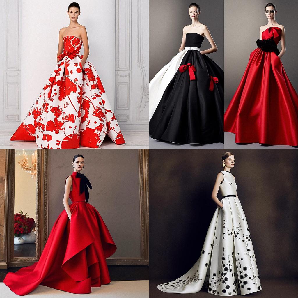 Carolina Herrera style, Midjourney V5, render 1 of 4