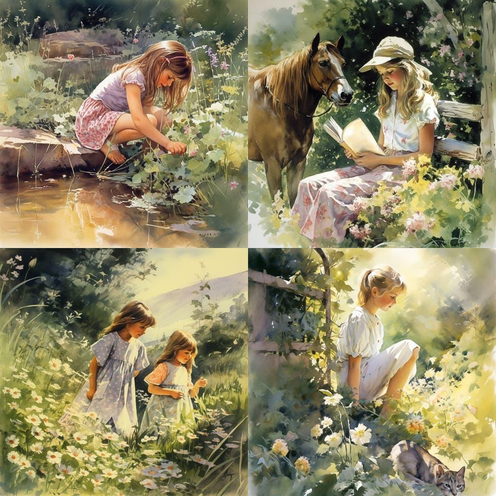 Carolyn Blish style, Midjourney V5, render 1 of 4