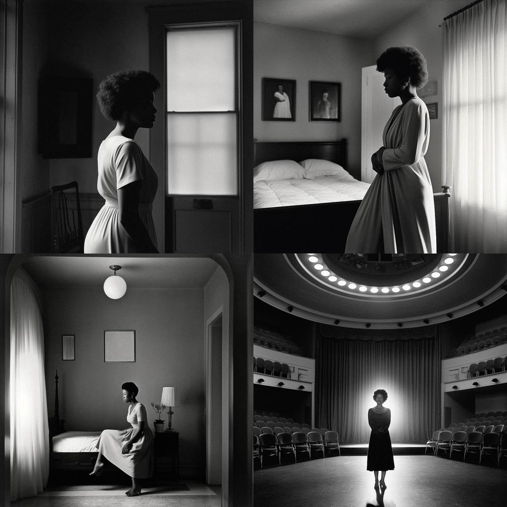 Carrie Mae Weems style, Midjourney V5, render 1 of 4