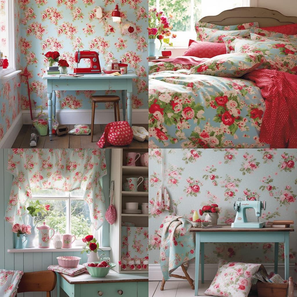 Cath Kidston style, Midjourney V5, render 1 of 4