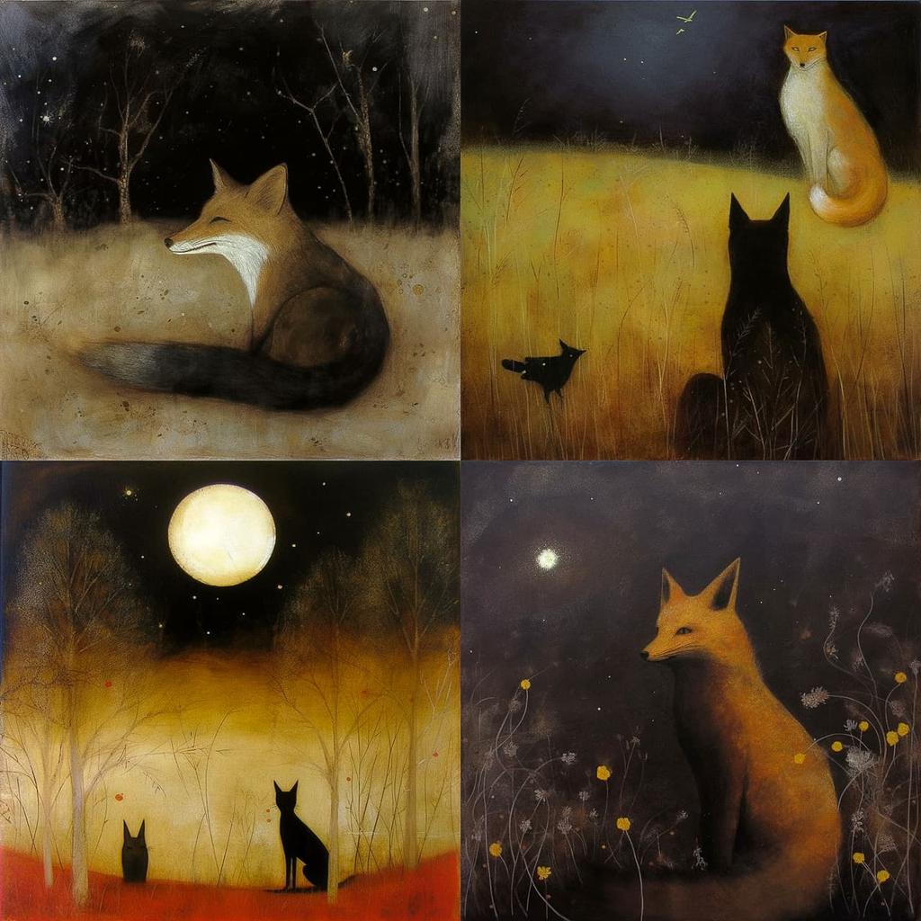 Catherine Hyde style, Midjourney V5, render 1 of 4