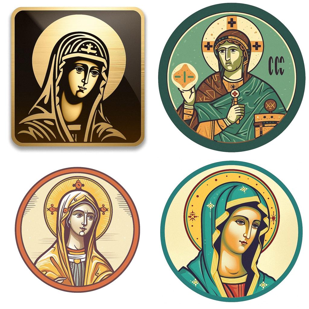 Catholic icon style, Midjourney V5, render 1 of 4