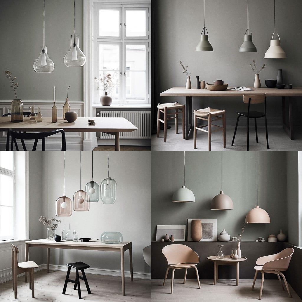 Cecilie Manz style, Midjourney V5, render 1 of 4