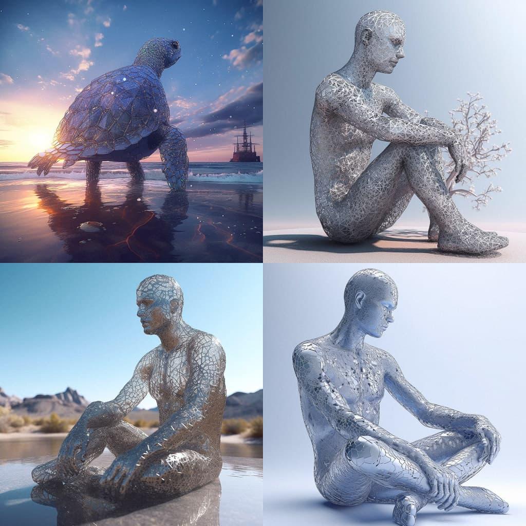 Chad Knight style, Midjourney V5, render 1 of 4