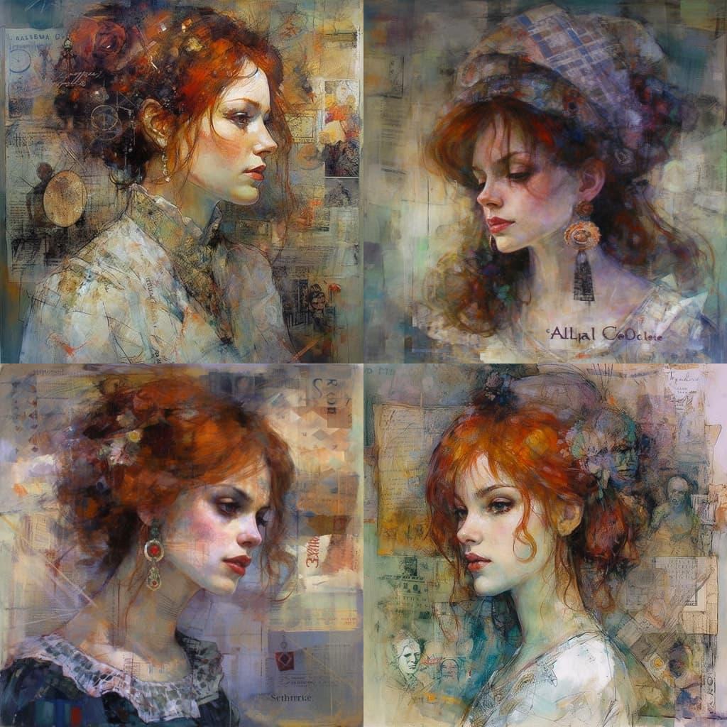 Charles Dwyer style, Midjourney V5, render 1 of 4
