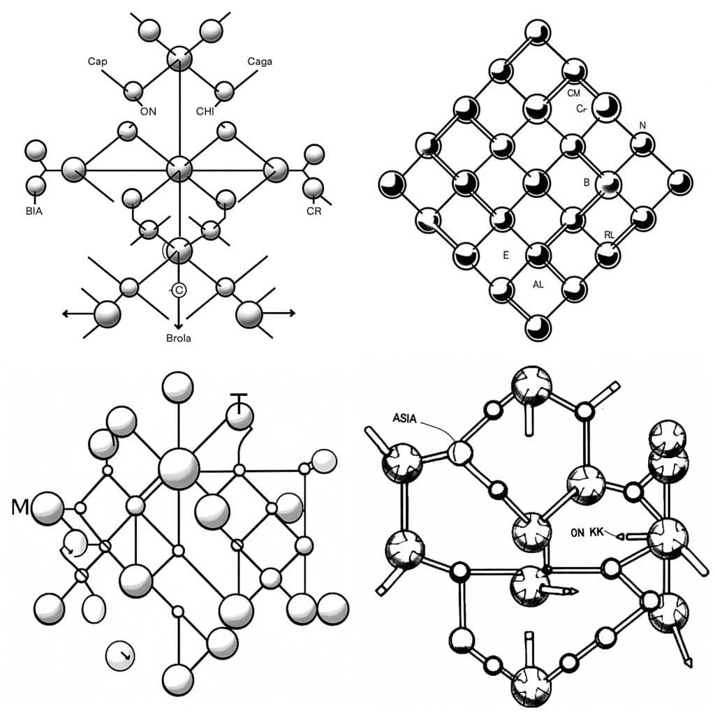 Chemical structure style, Midjourney V5, render 1 of 4