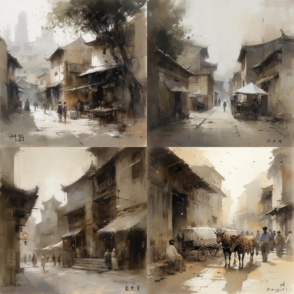 Chien Chung-Wei style, Midjourney V5, render 1 of 4