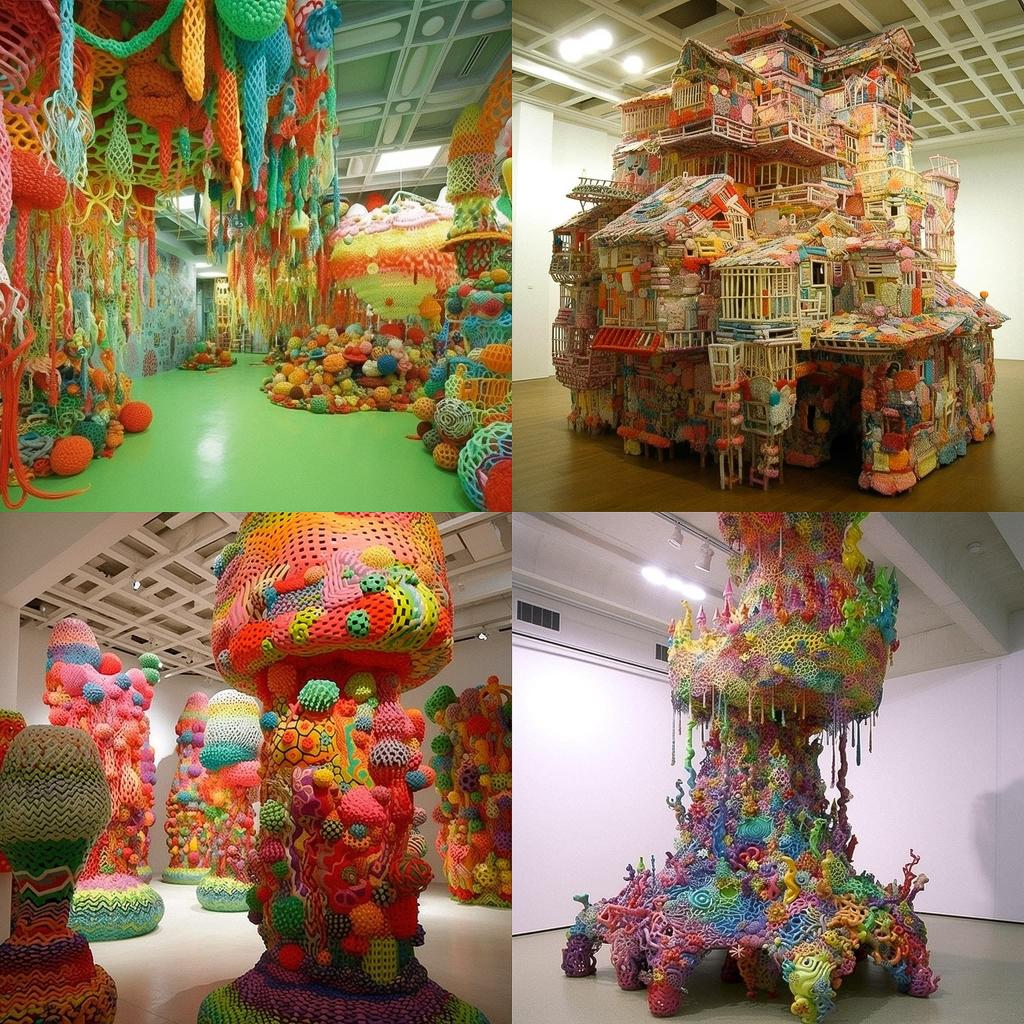 Choi Jeong-Hwa style, Midjourney V5, render 1 of 4