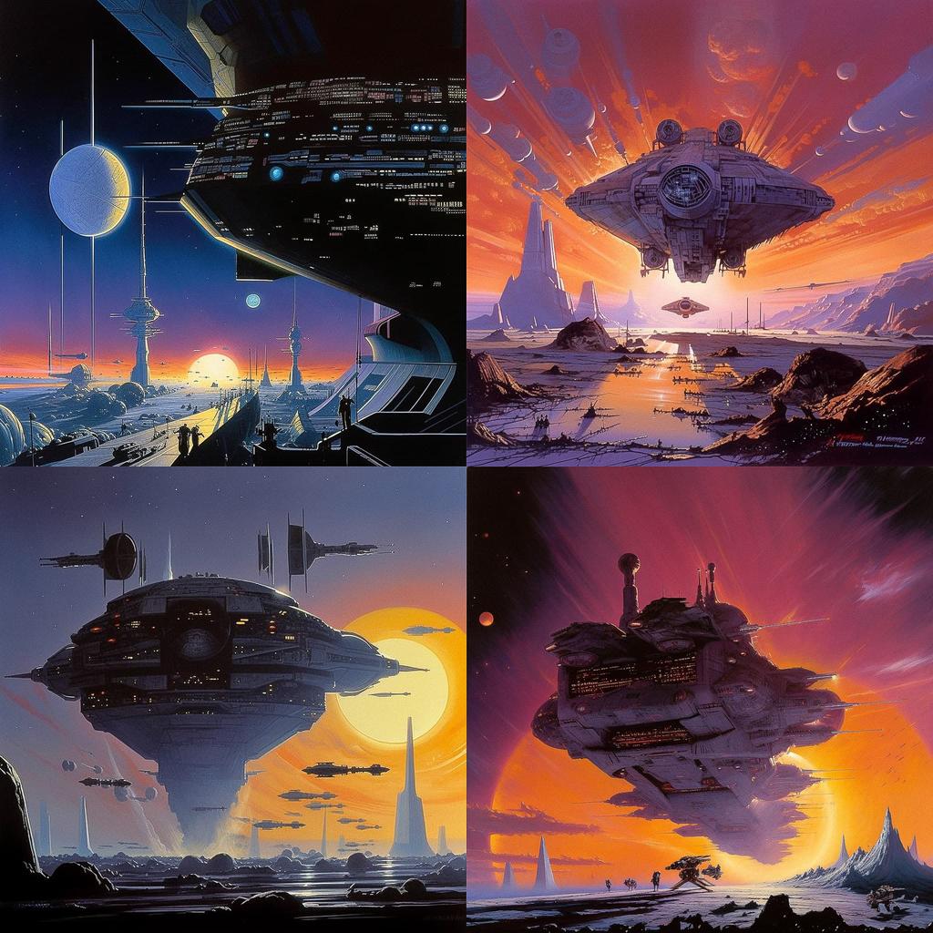 Chris Moore style, Midjourney V5, render 1 of 4