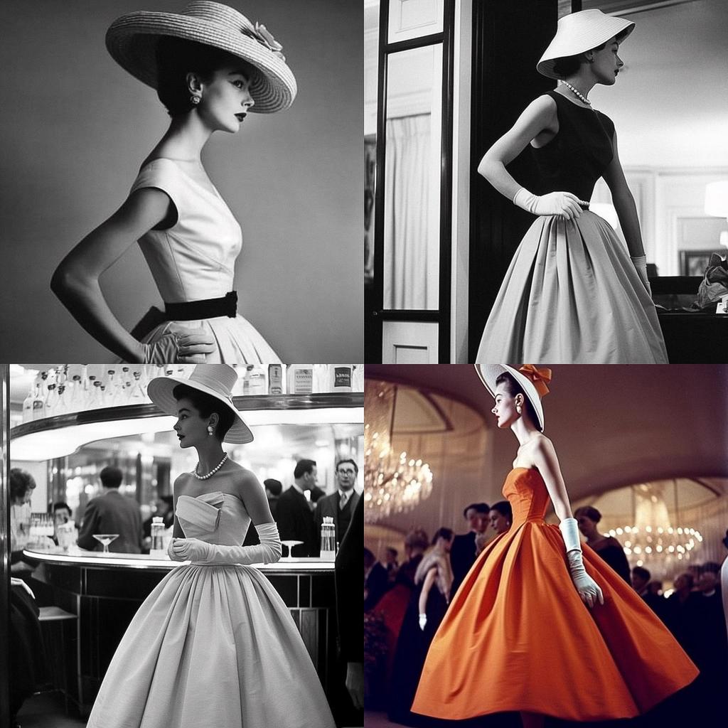 Christian Dior style, Midjourney V5, render 1 of 4
