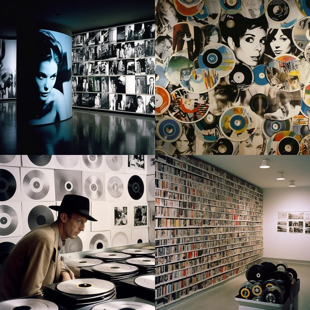 Christian Marclay style, Midjourney V5, render 1 of 4