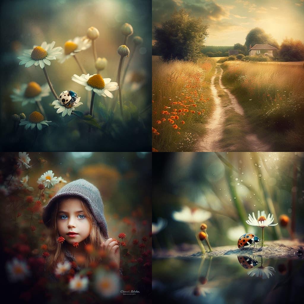 Christine Ellger style, Midjourney V5, render 1 of 4