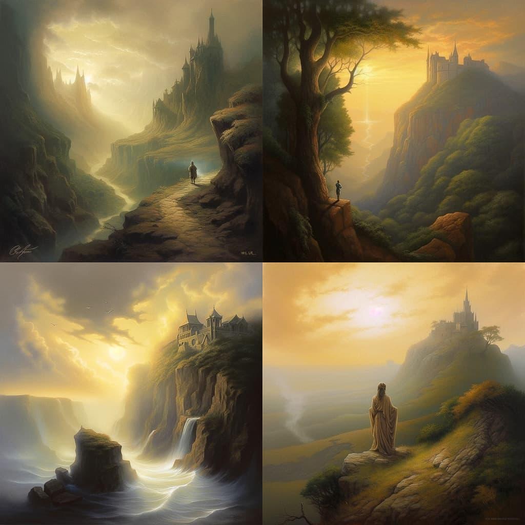 Christophe Vacher style, Midjourney V5, render 1 of 4