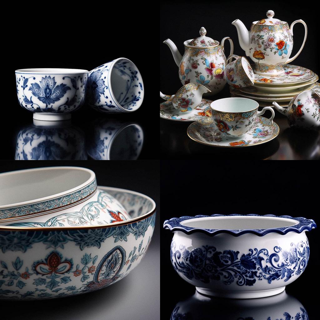 Cibulak porcelain style, Midjourney V5, render 1 of 4