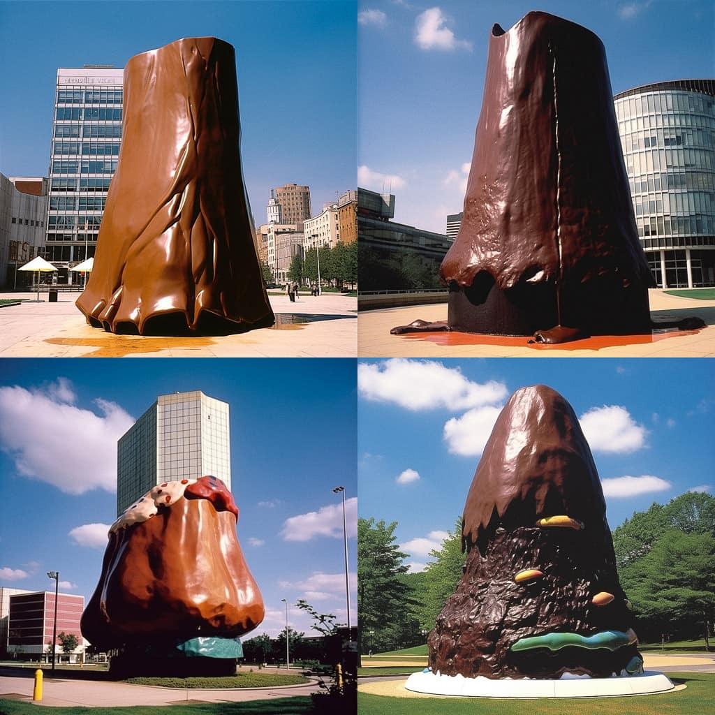Claes Oldenburg style, Midjourney V5, render 1 of 4