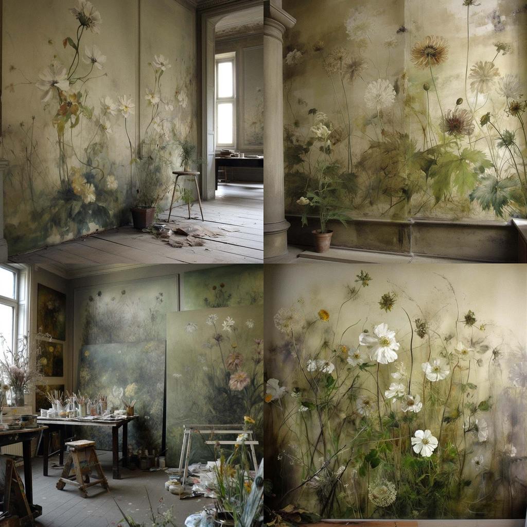 Claire Basler style, Midjourney V5, render 1 of 4