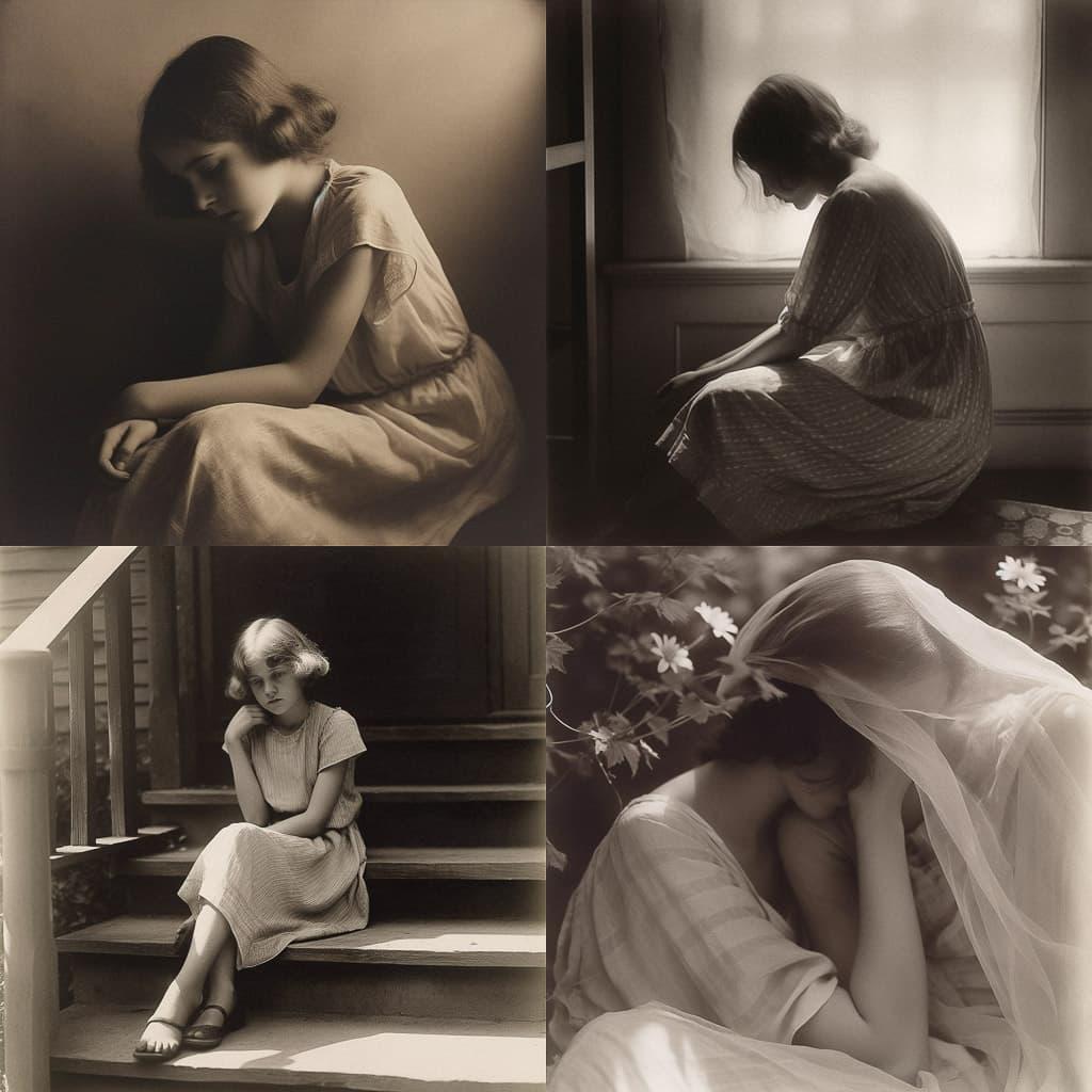 Clarence H. White style, Midjourney V5, render 1 of 4