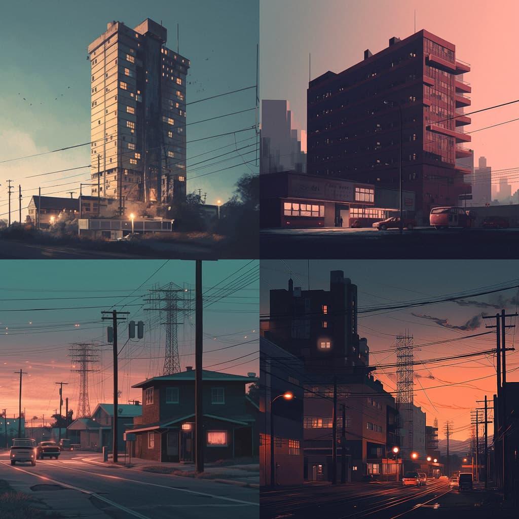 Cody Ellingham style, Midjourney V5, render 1 of 4