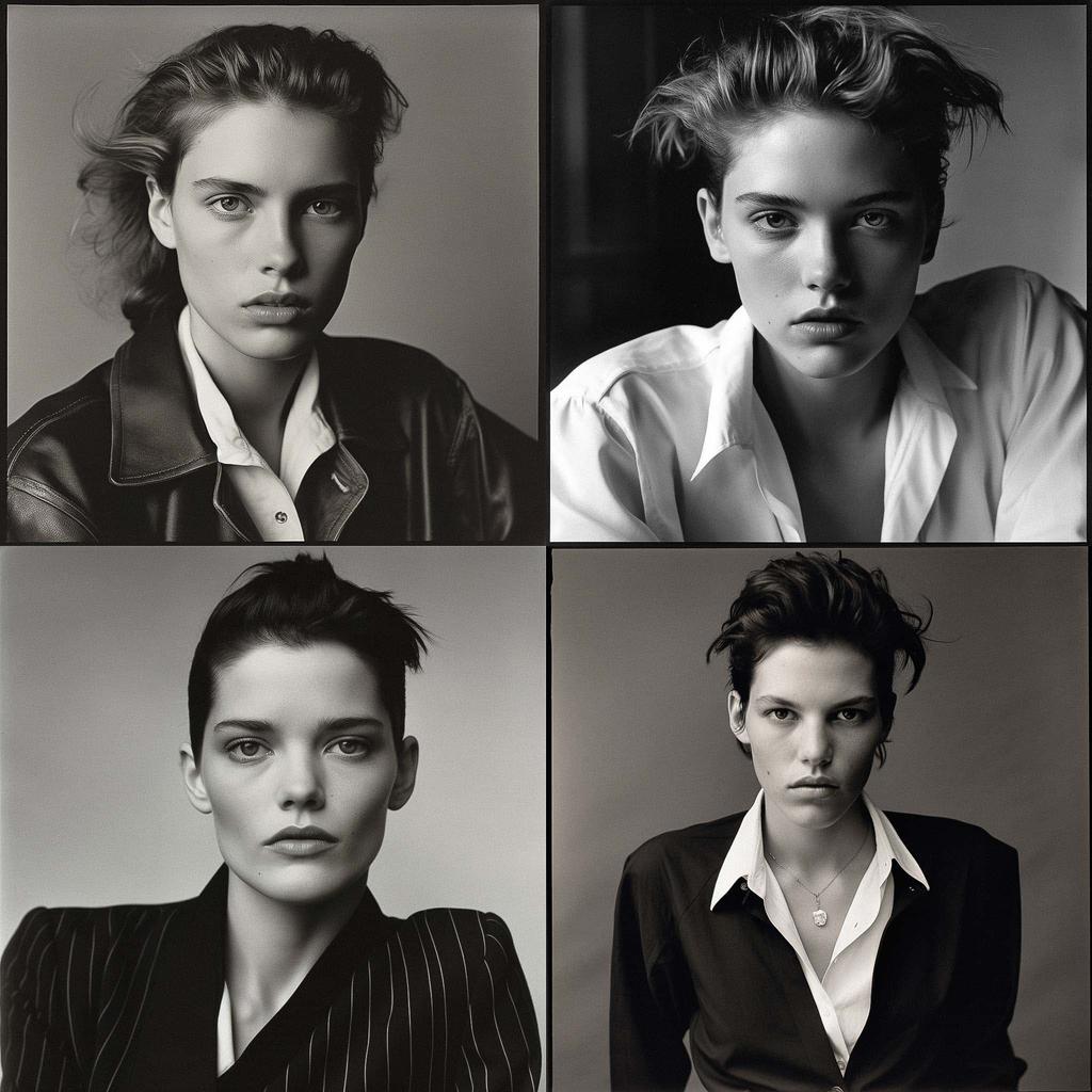 Collier Schorr style, Midjourney V5, render 1 of 4
