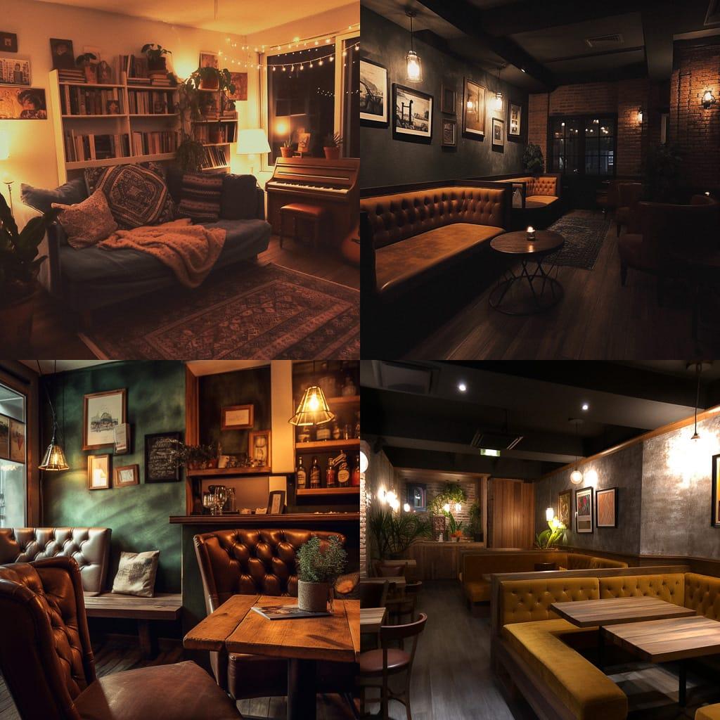 Comfy atmosphere style, Midjourney V5, render 1 of 4