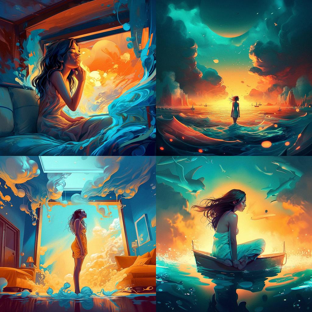 Cyril Rolando style, Midjourney V5, render 1 of 4