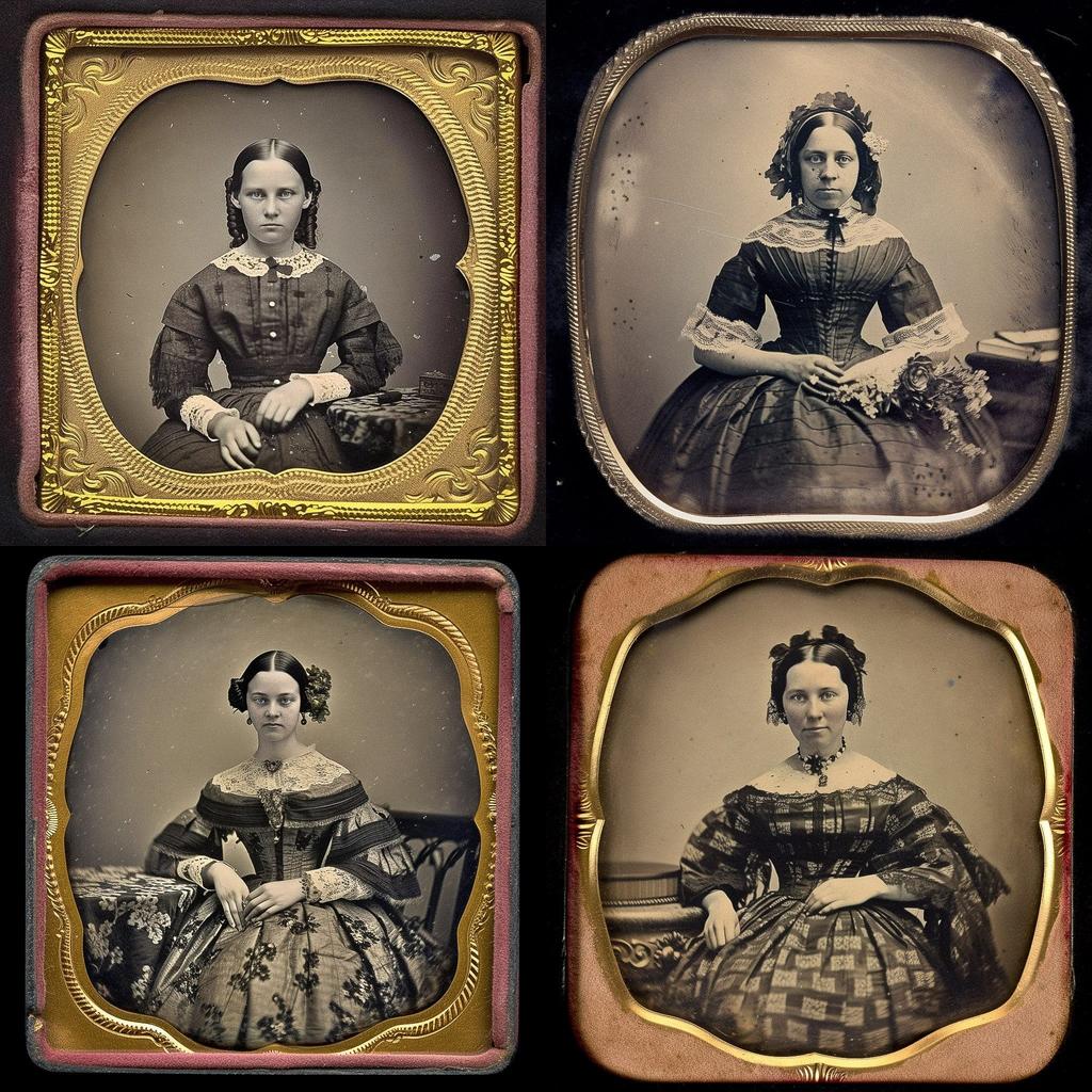 Daguerreotype style, Midjourney V5, render 1 of 4