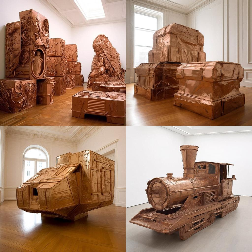 Danh Vo style, Midjourney V5, render 1 of 4