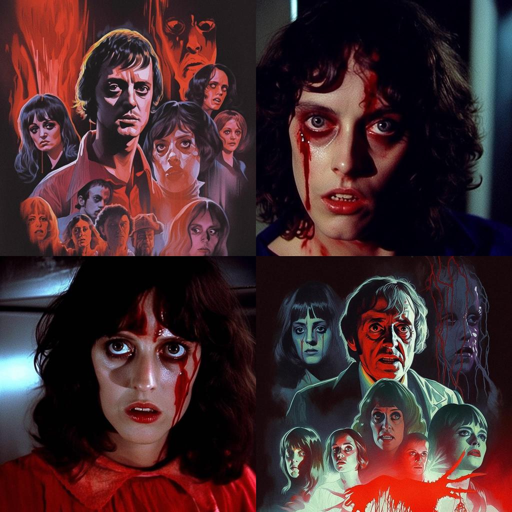 Dario Argento style, Midjourney V5, render 1 of 4