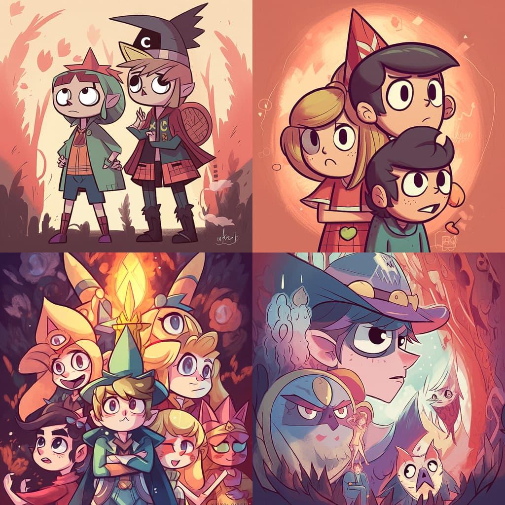 Daron Nefcy style, Midjourney V5, render 1 of 4