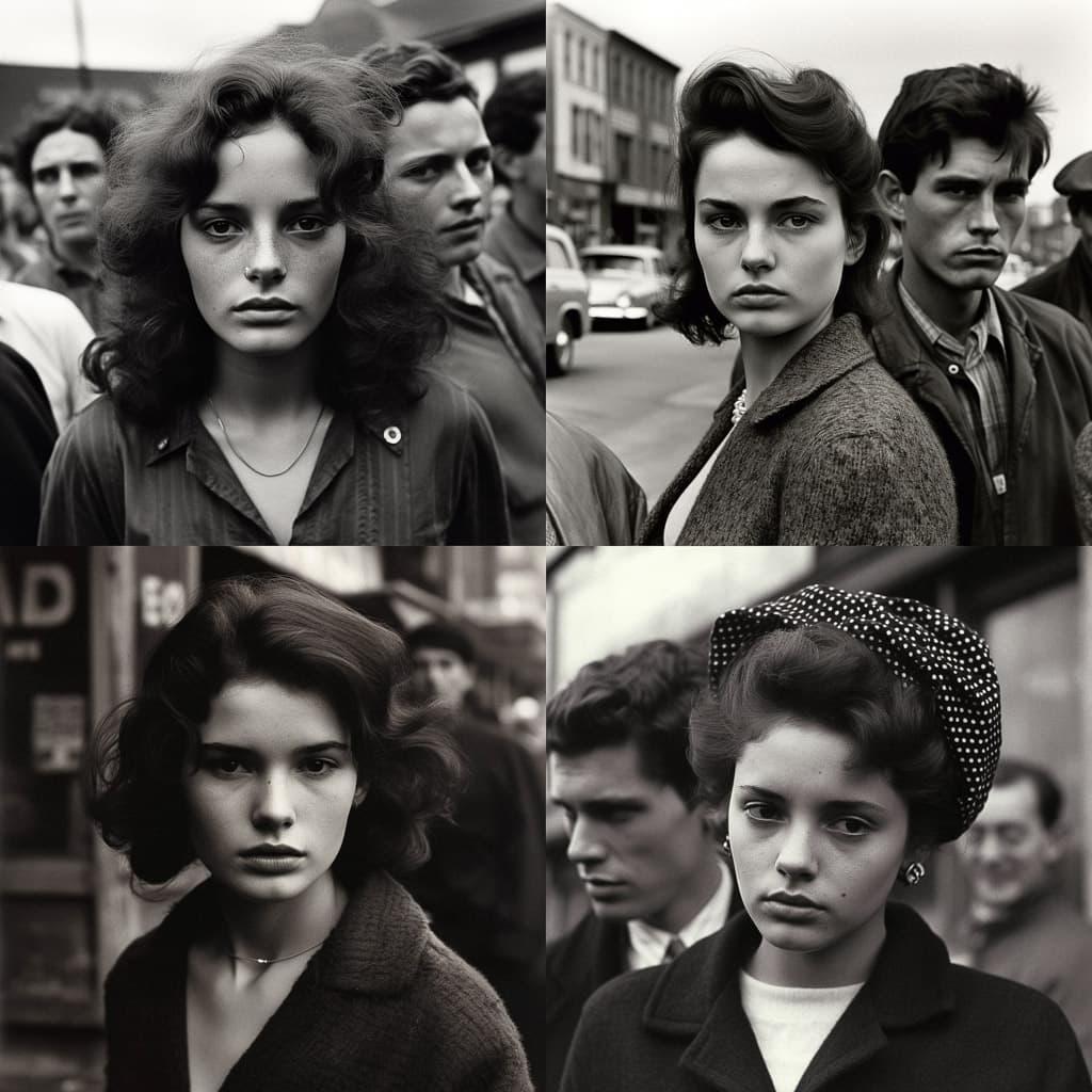 Dave Heath style, Midjourney V5, render 1 of 4