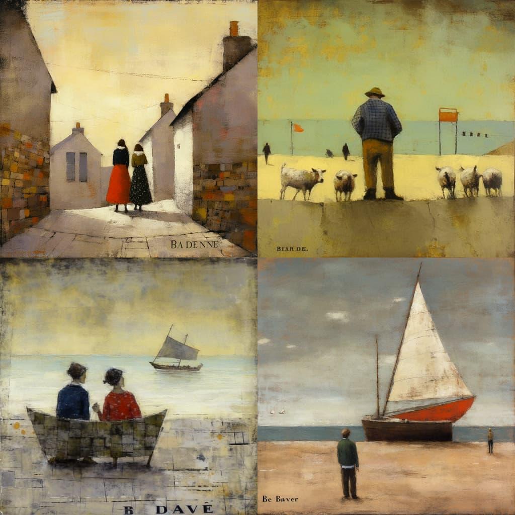 David Brayne style, Midjourney V5, render 1 of 4