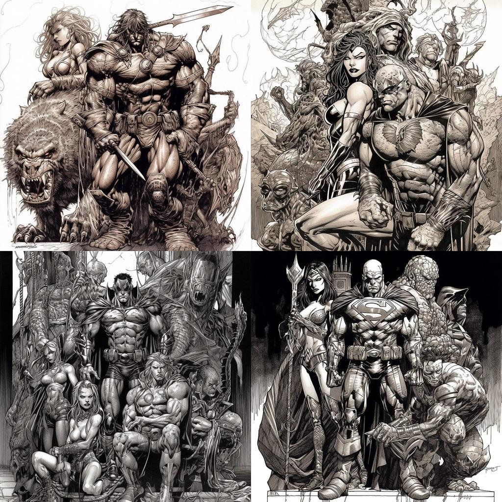 David Finch style, Midjourney V5, render 1 of 4