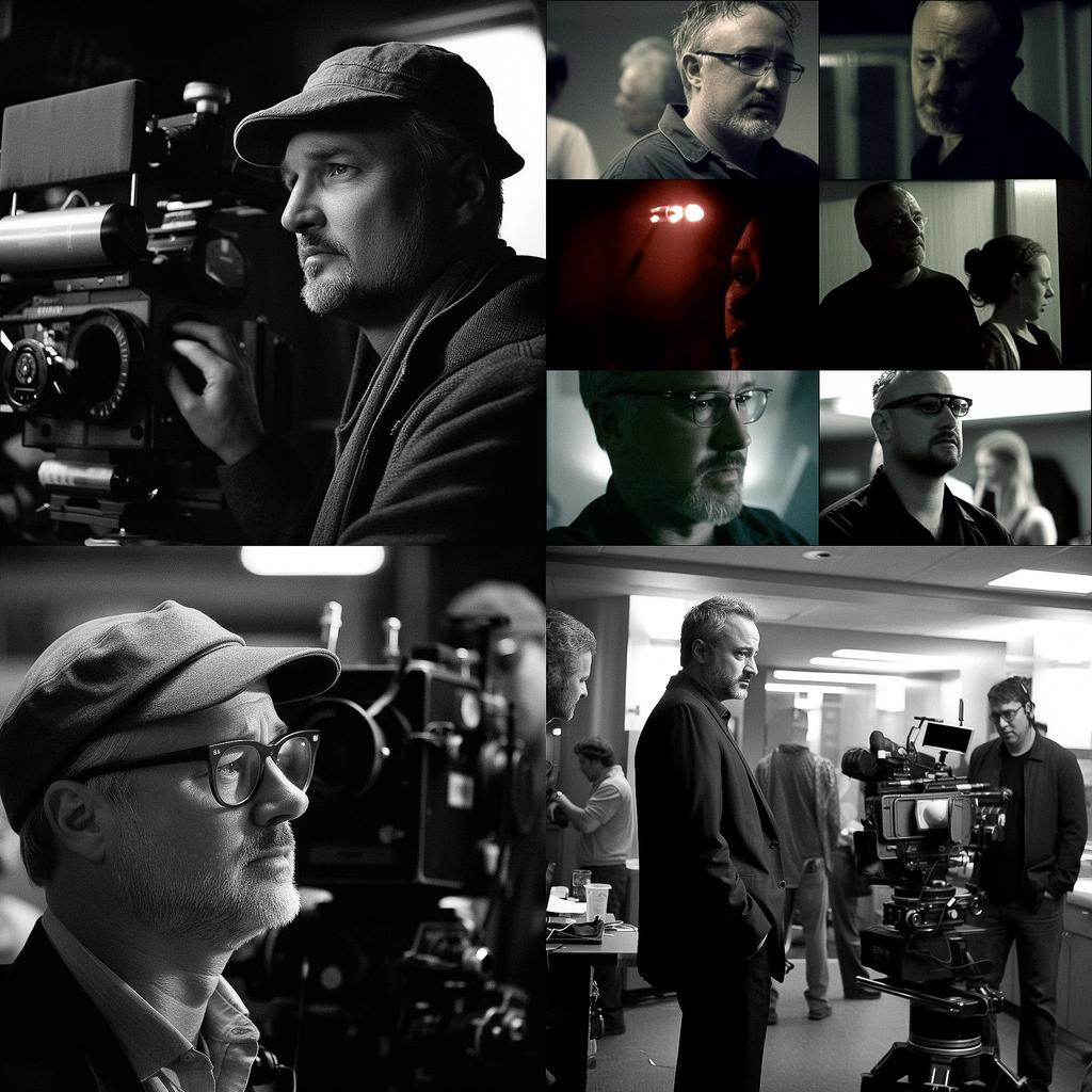 David Fincher style, Midjourney V5, render 1 of 4