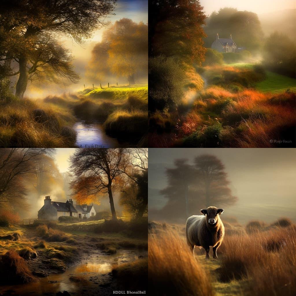 David Mould style, Midjourney V5, render 1 of 4
