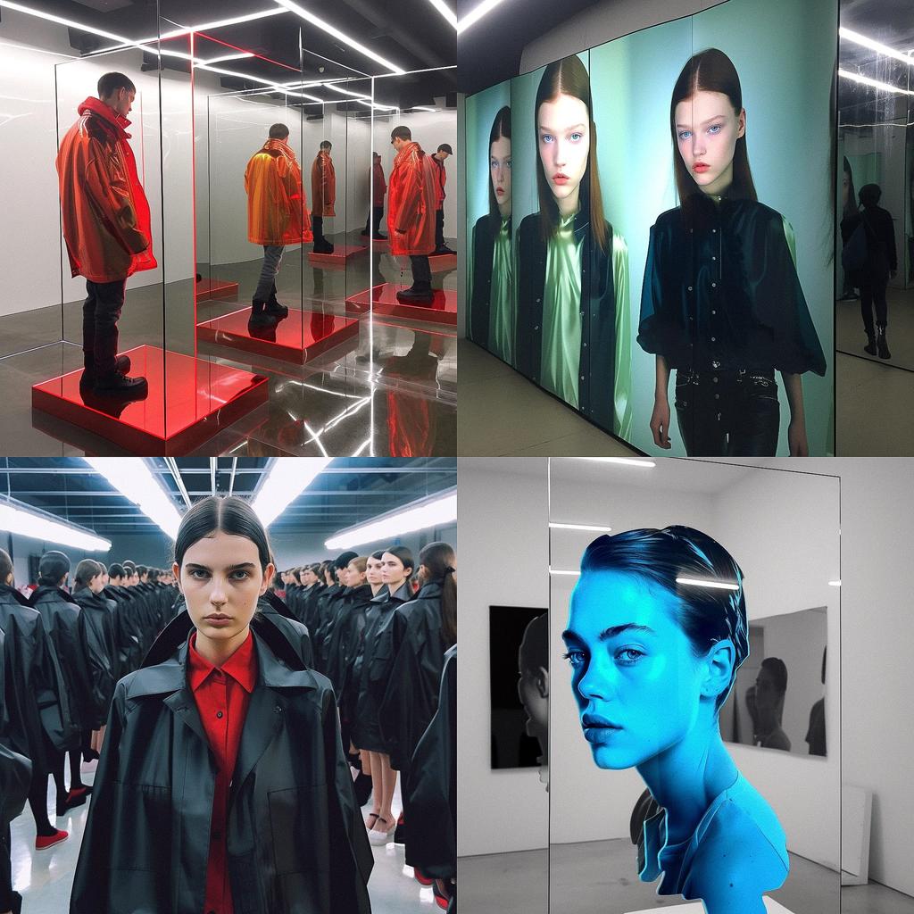 Demna Gvasalia style, Midjourney V5, render 1 of 4