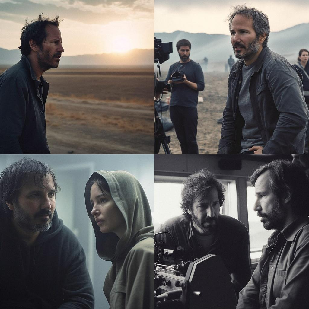 Denis Villeneuve style, Midjourney V5, render 1 of 4