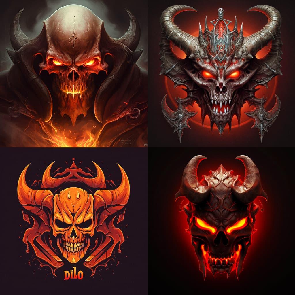 Diablo style, Midjourney V5, render 1 of 4